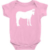 staring horse Baby Onesie