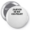 jarvis is my co pilot Pin-back button