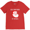 ask your mom if i'm real V-Neck Tee