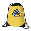 valknutr knoten der gefallenen odin nordisch symbol aspekte wotan Drawstring Bags