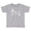 merry christmas flower Toddler T-shirt