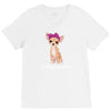 chihuahua mom V-Neck Tee