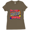 i'm the middle brother Ladies Fitted T-Shirt