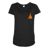 pizza christmas tree pocket Maternity Scoop Neck T-shirt