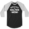 world's best maltese mom 3/4 Sleeve Shirt