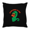 everything is fine Throw Pillow