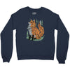 polygon fox graphic Crewneck Sweatshirt