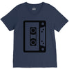retro cassette V-Neck Tee