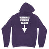 warning choking hazard printed Unisex Hoodie