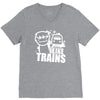 i like trains V-Neck Tee