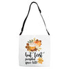 but first pumpkin space latte Adjustable Strap Totes