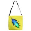 the birthplace of inspiration Adjustable Strap Totes