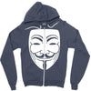 anonymous mask Zipper Hoodie