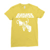 bad ass Ladies Fitted T-Shirt