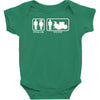 drums   problem solved   mens funny Baby Bodysuit