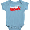 get to the choppa Baby Onesie