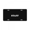 Staff License Plate