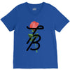 Tessa Brooks Rose V-Neck Tee