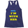 i am with her Racerback Tank