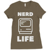 nerd life is the best life Ladies Fitted T-Shirt