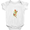 playing koi Baby Onesie