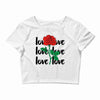 Love Rose Crop Top