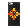 orange 18 iPhone 7 Case