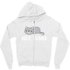 Cat Says Not Today Zipper Hoodie