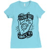 cootie shot (black) Ladies Fitted T-Shirt