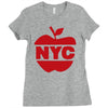 nyc big apple Ladies Fitted T-Shirt