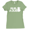 rub a dub Ladies Fitted T-Shirt