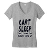 can't sleep clowns show up Women's V-Neck T-Shirt