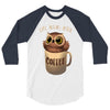 owl coffee 3/4 Sleeve Shirt