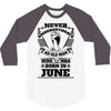 Never Underestimate Old Man Who Was Born June 3/4 Sleeve Shirt