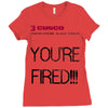 back to the future you are fired Ladies Fitted T-Shirt