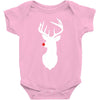 deer skull christmas Baby Bodysuit