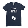Extra Thankful This Year Ladies Fitted T-Shirt