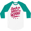 such a nasty woman 3/4 Sleeve Shirt
