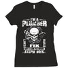 plumber Ladies Fitted T-Shirt