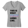 This is What Trans Looks Like Women's V-Neck T-Shirt