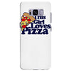 this girl loves pizza Samsung Galaxy S8 Plus