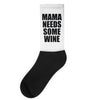 mamma needs some vino divertente Socks
