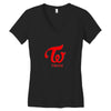 THIS TWICE Women's V-Neck T-Shirt