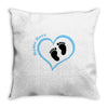 Custom baby boy name maternity design Throw Pillow