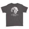 without a moustache einstein proud hirsute mustachioed grooming Youth Tee