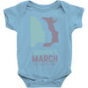 women's march 2017 on washington Baby Bodysuit