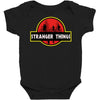 Jurassic Park Parody Stranger Things Baby Bodysuit