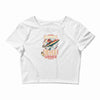 never surrender Crop Top