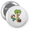 part time job   coconut farm Pin-back button