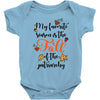 my favorite season is the fall of the patriarchy Baby Bodysuit